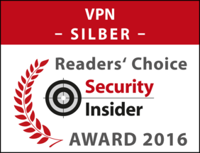 Readers Choice VPN-Silber Award 2016
